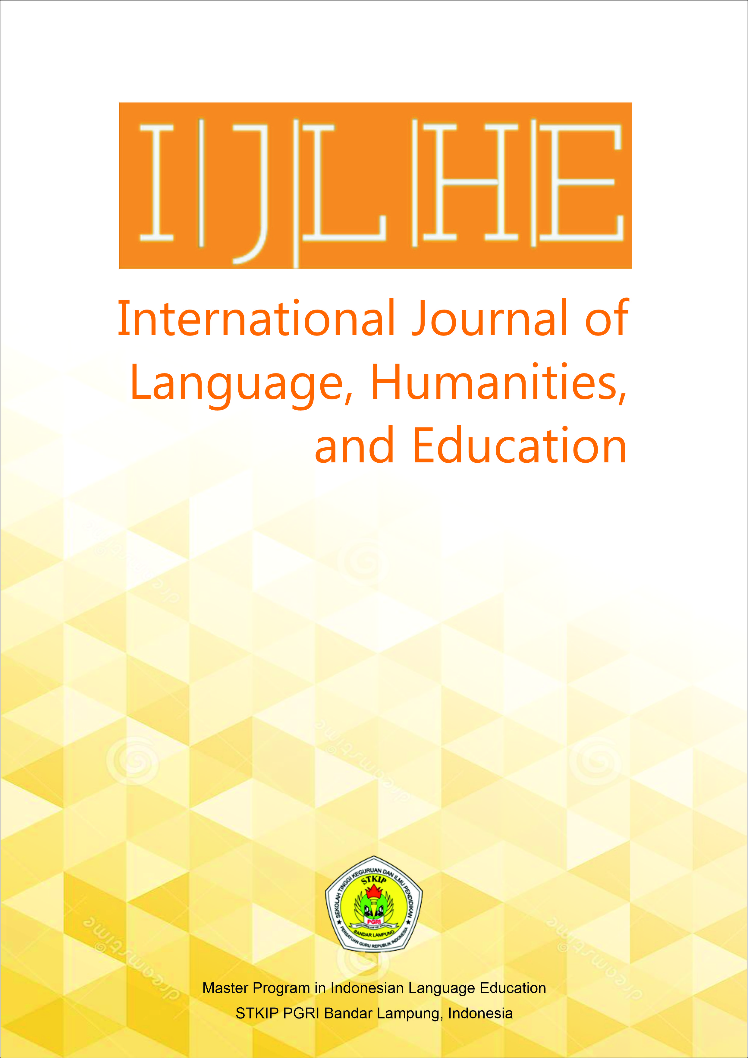					View Vol. 9 No. 1 (2026): IJLHE: International Journal of Language, Humanities, and Education
				